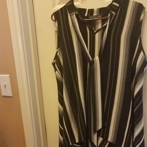 Black and Tan High Low Top